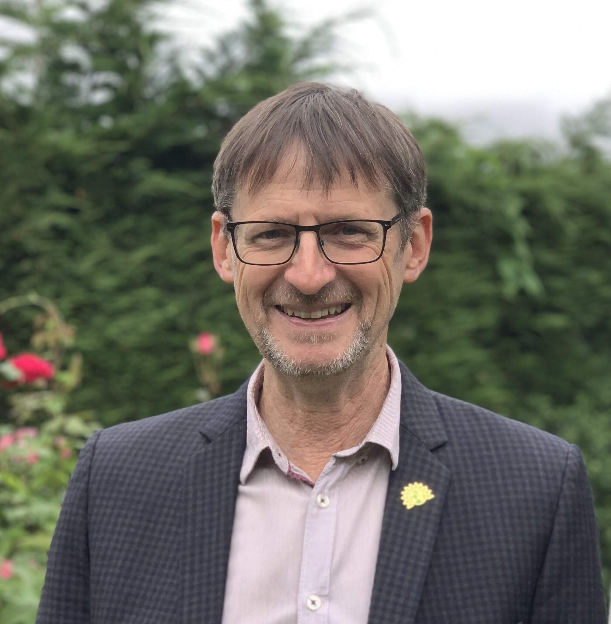 Head and shoulders photo of Andrew Bell, Green Party Parliamentary candidate in Exeter